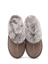 Pantoffels Isotoner Bruin accessoires 97282